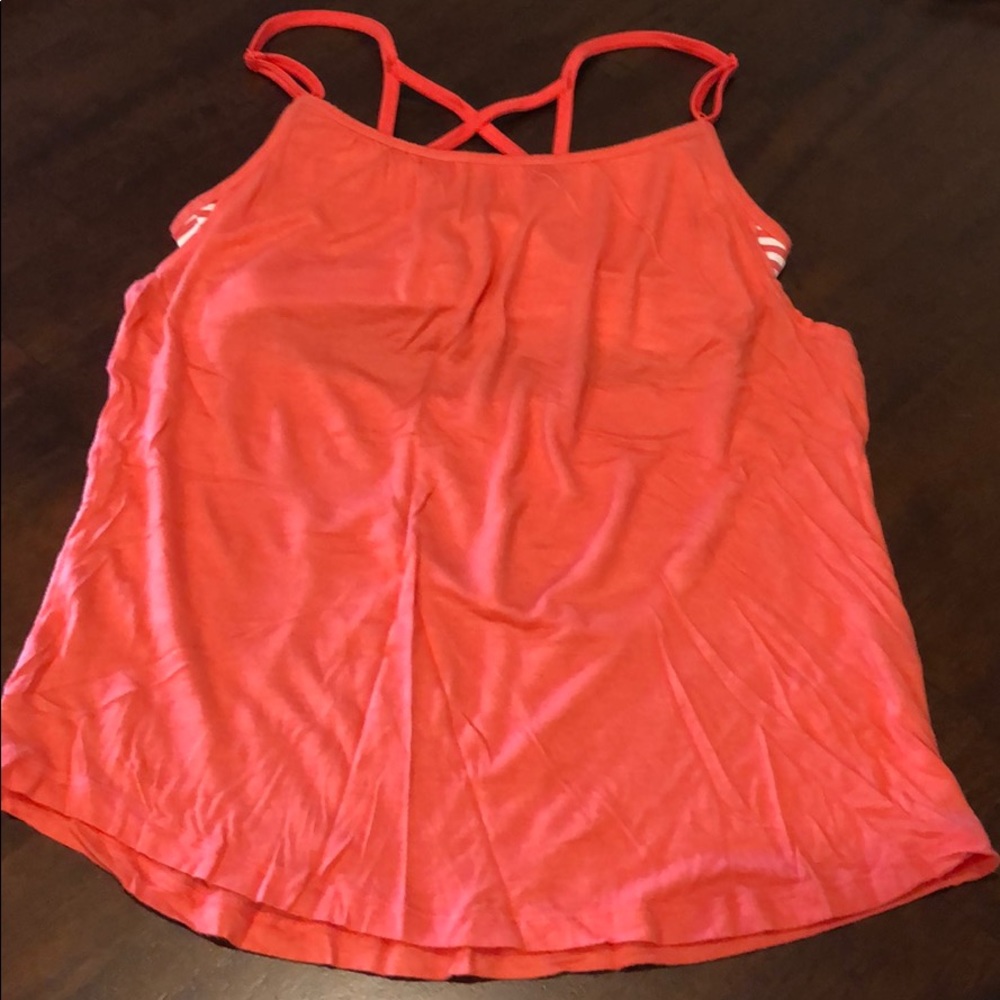 Forever 21 Built in Bra Yoga Tank Small